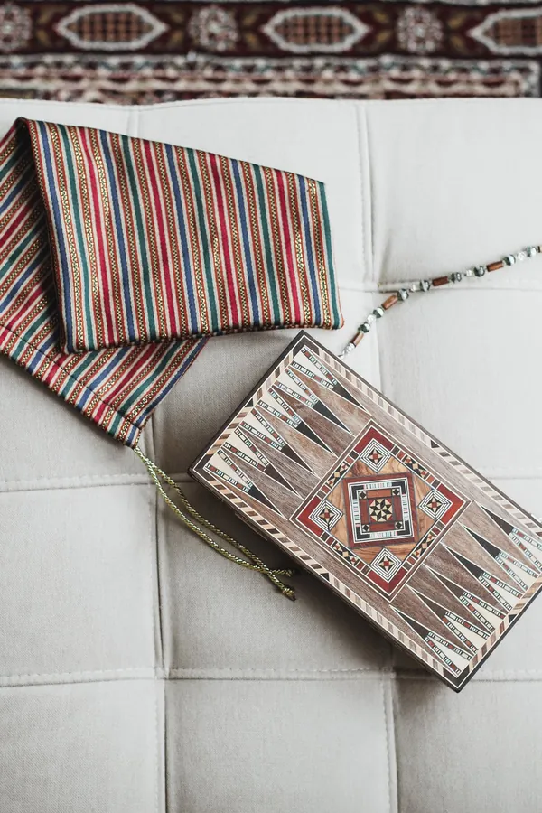 Etnik Desenli Clutch