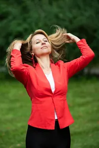 Mercan Kırmızısı Blazer